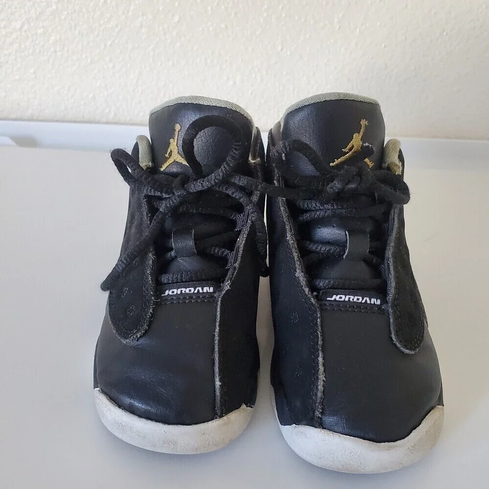 Nike Air Jordan 13‎ Retro Playoffs Lifestyle Shoes Toddler Black 8C